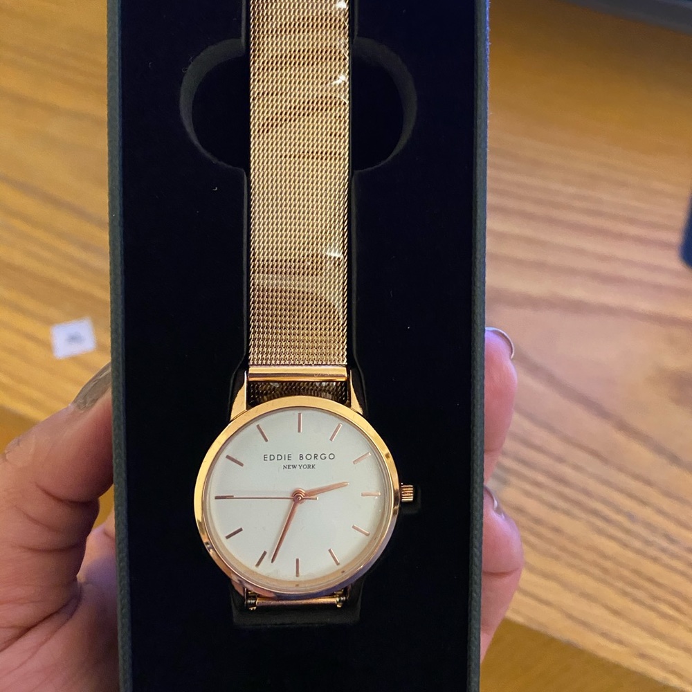 EDDIE BORGO The Soho Rose Gold Watch
